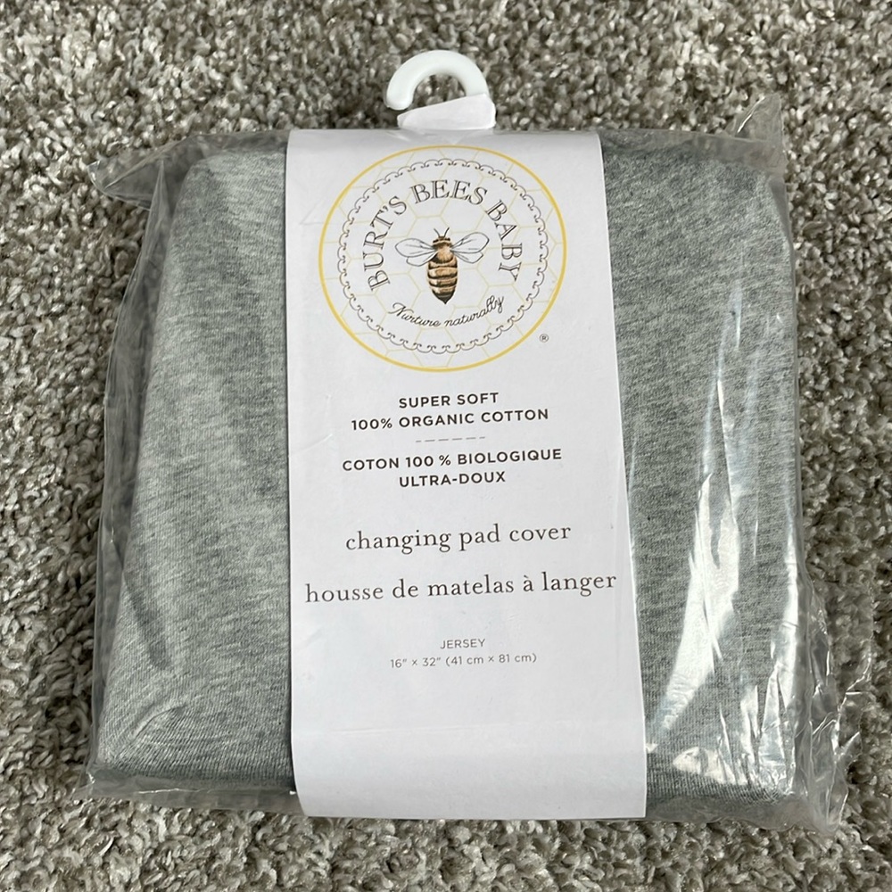 SOLD Burt’s Bees Changing Pad Cover